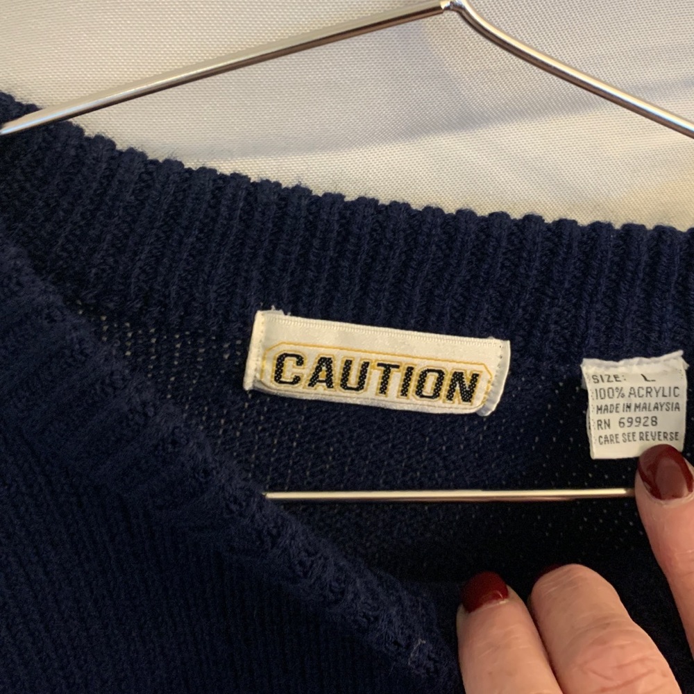 Caution Sweater - Picture 2 of 2
